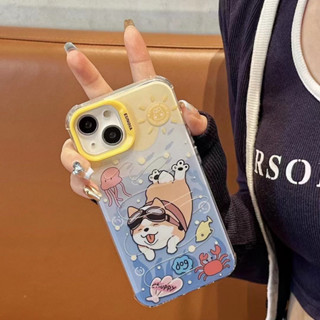 เคสโทรศัพท์มือถือ tpu แบบนิ่ม ลายสุนัขทะเล สําหรับ iPhone 12pro 11 13pro 14 14promax 14pro