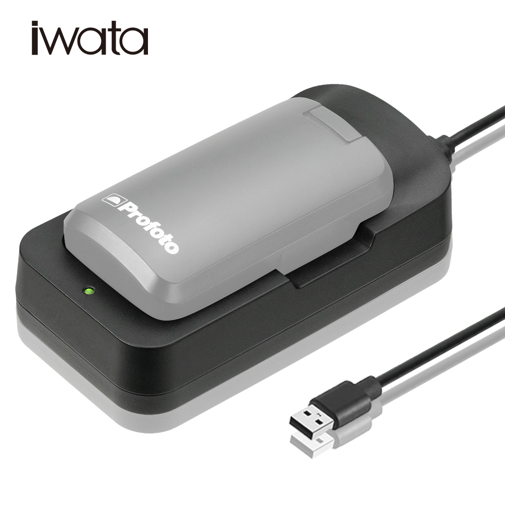 Iwata DPF-A1 ที่ชาร์จแบตเตอรี่ USB-C แบบพกพา น้ําหนักเบา ปลอดภัย สําหรับ Profoto A1 A1x A10 A2