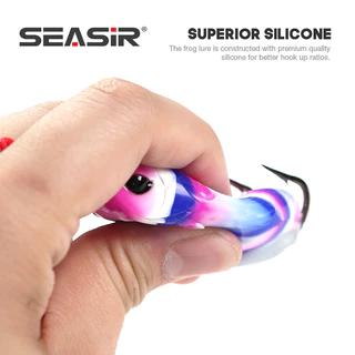 Seasir เหยื่อตกปลาซิลิโคน รูปกบ แบบนิ่ม 7 ซม. 17.5 กรัม