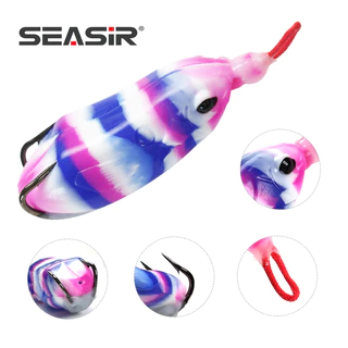 Seasir เหยื่อตกปลาซิลิโคน รูปกบ แบบนิ่ม 7 ซม. 17.5 กรัม