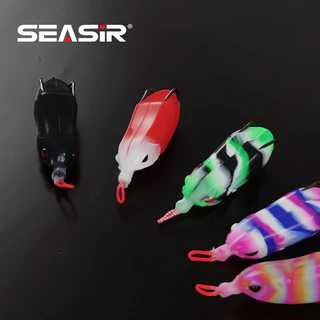 Seasir เหยื่อตกปลาซิลิโคน รูปกบ แบบนิ่ม 7 ซม. 17.5 กรัม