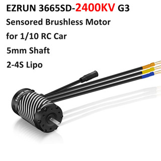 Hobbywing EZRUN มอเตอร์เซนเซอร์ไร้แปรงถ่าน 3665 G3 2400 3200KV 4000KV สําหรับโดรน เรือบังคับ 1/10 1/8 Wltoys