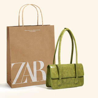 Zara กระเป๋าถือ ทรงโท้ท แฟชั่นใหม่ สําหรับสตรี