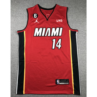 2023 nba Jersey Miami Heat No. 14 Herro red wine V basketball jersey