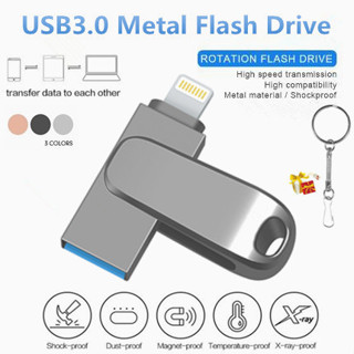 แฟลชไดรฟ์ Usb ความเร็วสูง 1TB 512GB สําหรับ iPhone คอมพิวเตอร์