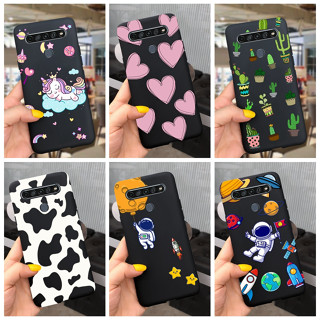 เคสซิลิโคนนิ่ม ลายวัวนักบินอวกาศ K41s K51s 2020 K 41S 51S LM-K410 K510 สีดํา