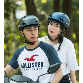 【TH Delivery】ROCKBROS หมวกกันน็อคจักรยาน Breton น้ำหนักเบา 275g หมวกสเก็ต/สกู๊ตเตอร์ สายรัดสะท้อนแสง ปรับขนาดได้ 57-62cm