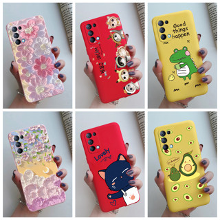 เคสโทรศัพท์มือถือ แบบนิ่ม สีแคนดี้ สําหรับ Oppo Reno5 Reno5 Pro 5G Reno 5 Reno 5 Pro