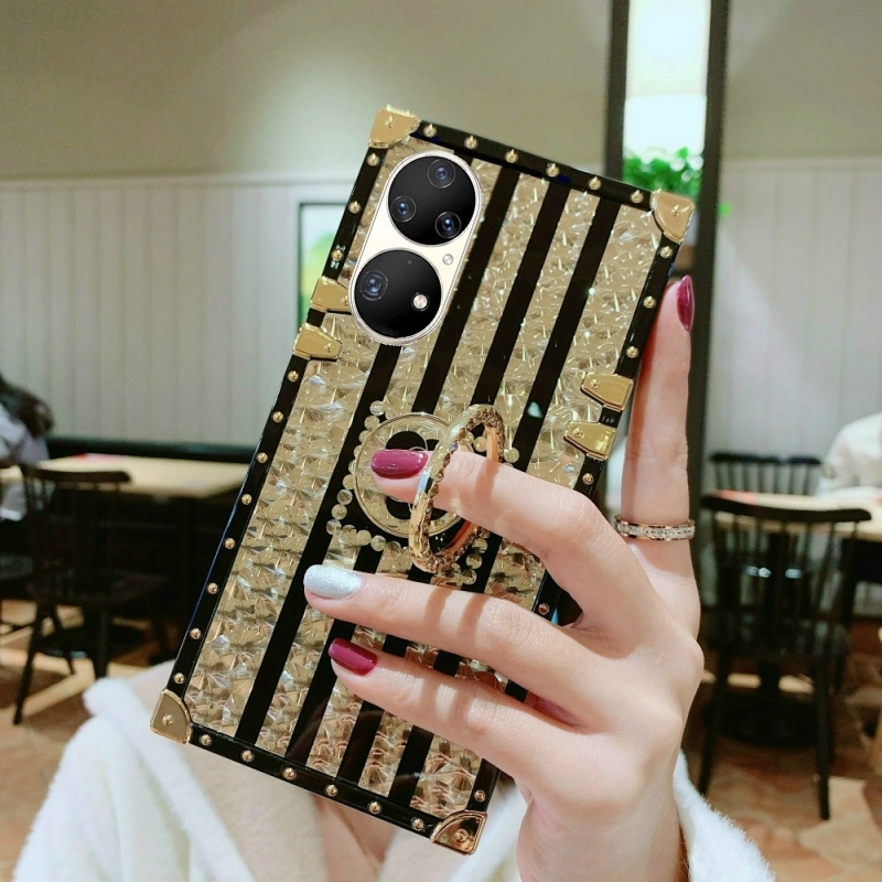 Huawei P60 Pro P50 Pro P40 Pro P30 Pro P20 Pro P30 Lite เคสโทรศัพท์ขายึดโลหะแฟชั่นสุดหร