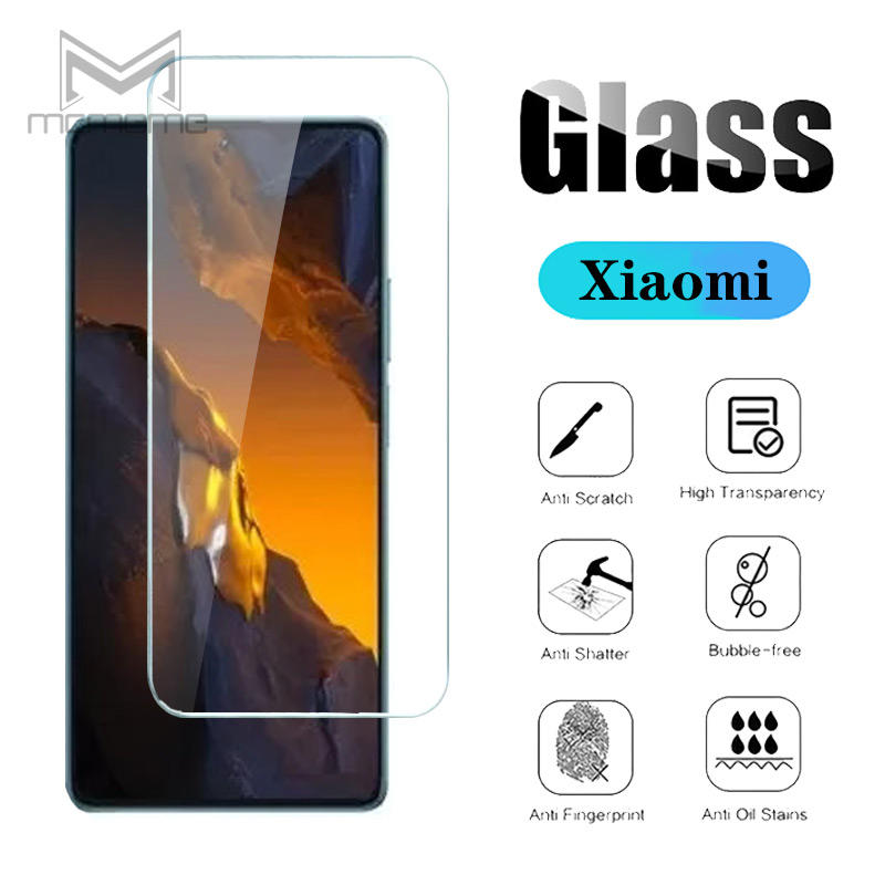 ฟิล์มป้องกันจอ สำหรับ Xiaomi POCO C85 F7 F6 F5 X7 M7 C71 C75 C65 X6 X5 X4 X3 NFC M6 M5 M5s M4 M3 F3 F4 GT C40 Pocophone F1 5G Tempered Glass Screen Protector