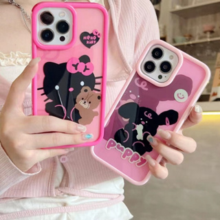 เคสโทรศัพท์มือถือ สีชมพู สําหรับ iPhone 11 12 12pro max 13 13pro 13promax 14 14pro 14promax