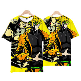 เสื้อยืดแขนสั้นลําลอง พิมพ์ลาย JoJos Bizarre Adventure สําหรับผู้ชาย และผู้หญิง