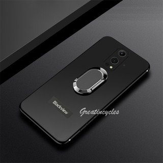 Blackview BV9300 เคสโทรศัพท์ รถ แหวนโลหะแม่เหล็ก ขาตั้ง ฝาหลัง