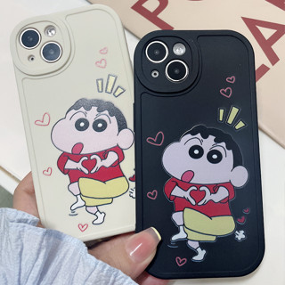 เคส Samsung A14 A04 A12 A73 A53 A52 A52S A33 A32 A23 A72 A22 A13 4G 5G A03S A02S A11 A02 A03 A51 A50 A50S A30S A20 A30 A20S A10S A21S M12 M22 M32 M11 M02 เคสมือถือซัมซุง cartoon cute heart gesture crayon shin-chan เคสโทรศัพท์มือถือ