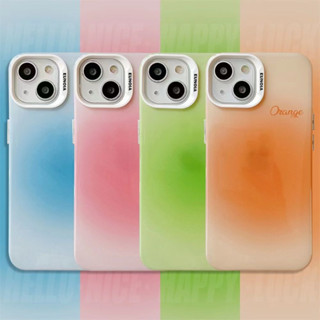 เคสโทรศัพท์มือถือ Tpu แบบนิ่ม ลายไล่โทนสี สําหรับ iPhone 12pro 11 14 14promax 14pro 13promax 13pro