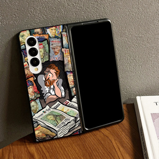 เคสโทรศัพท์มือถือ PC แบบแข็ง ลายการ์ตูน สําหรับ Samsung Galaxy Z Fold 3 4 5G