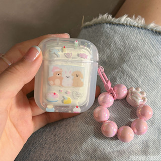 เคสหูฟังบลูทูธ ลายกระต่าย หมีน่ารัก พร้อมจี้ สําหรับ AirPods Pro2 Airpod Pro 1 2 3