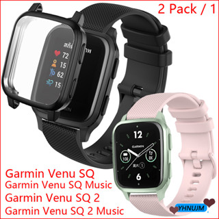 สายนาฬิกาข้อมือซิลิโคน Tpu สําหรับ Garmin Venu SQ 2 SQ2 Venu SQ Music