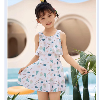Kappa ชุดเดรสวันพีช แขนกุด น่ารัก สําหรับเด็กผู้หญิง