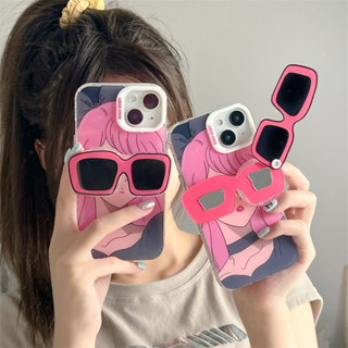 เคสโทรศัพท์มือถือ กรอบสองด้าน ลายผู้หญิงสวย สําหรับ iPhone 14 Pro max 13 Pro max