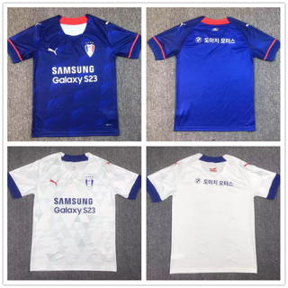 เสื้อกีฬาแขนสั้น ลายทีมชาติฟุตบอล Suwon Samsung Blueworks 2023 และ 2024 ชุดเหย้า