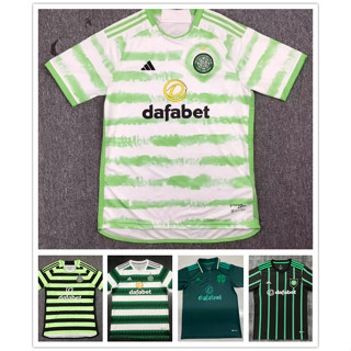 เสื้อกีฬาแขนสั้น ลายทีมชาติฟุตบอล Celtic Home 2022 2023 ชุดเหย้า