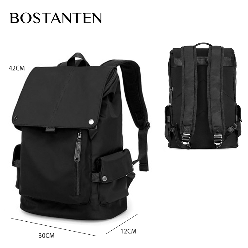 BOSTANTEN กระเป๋านักเรียนกีฬากระเป๋านักเรียนความจุสูงกันน้ำ