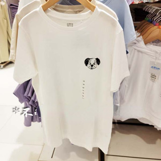 Uniqlo เสื้อยืดแขนสั้น พิมพ์ลายดิสนีย์ สําหรับผู้ชายและผู้หญิง 454285