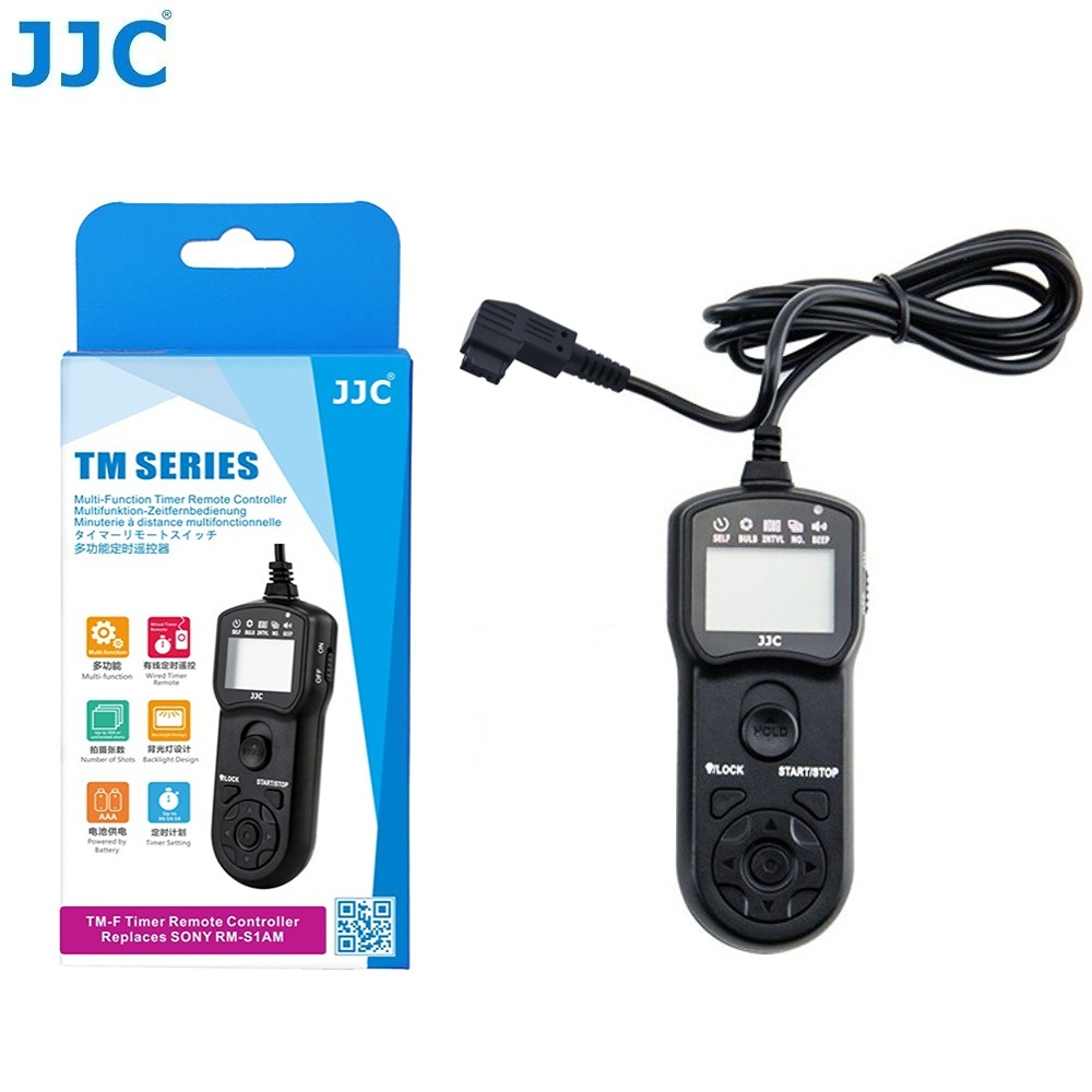 JJC TM-F กล้องมัลติฟังก์ชั่นชัตเตอร์สำหรับ Sony A33 A35 A37 A55 A57 A65 A77 II 77M2 A99 99M2 A100 A2