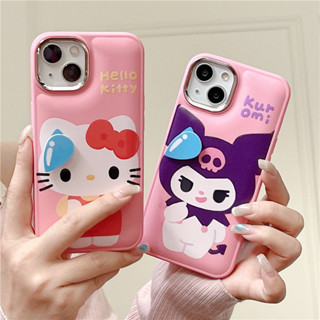 เคสโทรศัพท์มือถือนิ่ม ลายการ์ตูนคิตตี้ คุโรมิ สําหรับ iPhone 11 12 13 14 PRO MAX iPhone14 iPhone14ProMax iPhone 14ProMax