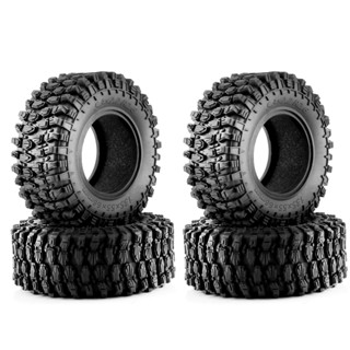 ยางล้อรถ ขนาด 135x55 มม. 2.6 นิ้ว สําหรับรถไต่หินบังคับ 1/8 1/10 Axial SCX10 RBX10 Wraith RR10 Capra TRAXXAS TRX4 YIKONG YK4082 4083 4 ชิ้น