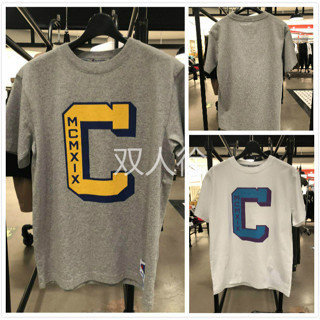 เสื้อยืดแขนสั้น พิมพ์ลาย Champion Big C แฟชั่นคู่รัก