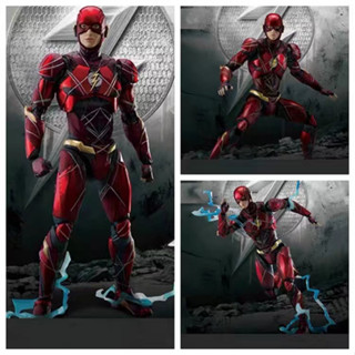 โมเดลฟิกเกอร์ PVC รูปภาพยนตร์ Justice League The Flash Running MAF058 ขนาด 16 ซม. สําหรับเก็บสะสม