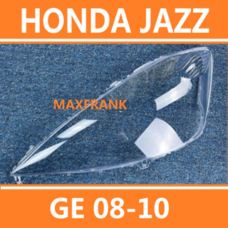 （ค่าขนส่งฟรี FREE SHIPPING）ฝาครอบเลนส์ไฟหน้า/พลาสติกครอบเลนส์ไฟหน้า HONDA JAZZ GE ปี 2008-2010 (ราคาต่อคู่) HEADLAMP COVER  HEADLIGHT COVER  LENS HEAD LAMP COVER ฝาครอบไฟหน้า / ฝาครอบไฟหน้าตรงรุ่น สำหรับ / ฝาครอบไฟหน้าสําหรับ / ฝาครอบเลนส์ไฟหน้า รถยนต์สํา