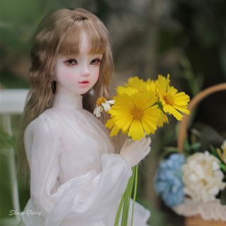 Shuga Fairy 1/4 Bariy BJD ตุ๊กตากระโปรง สีขาว ของขวัญ สไตล์แฟรี่