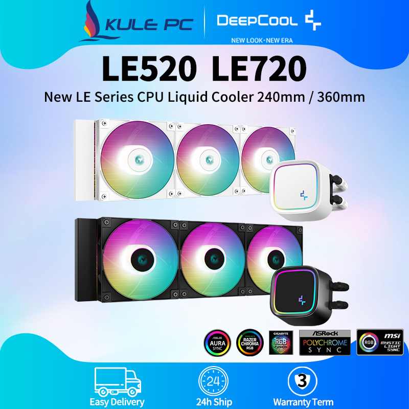 [สินค้าพร้อมส่ง] Deepcool LE520/LE720 ARGB ชุดระบายความร้อนด้วยน้ํา CPU AIO ขนาด 240 มม./360 มม. ประ