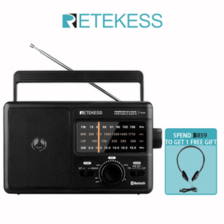 Retekess TR626 AM FM LW วิทยุสื่อสาร คลื่นสั้น แบบพกพา พร้อมบลูทูธ สําหรับบ้าน