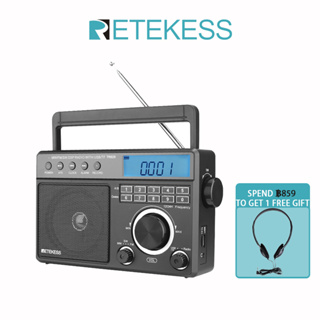 Retekess TR629 AM FM Radio Portable Shortwave Radio with LCD Display