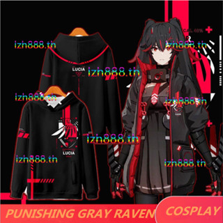 ใหม่ เสื้อกันหนาว เสื้อแจ็กเก็ต แขนยาว มีฮู้ด พิมพ์ลายอนิเมะ PUNISHING Grey RAVEN 3 มิติ มีซิป ทรงหลวม สไตล์ญี่ปุ่น แฟชั่นสําหรับผู้ชาย และผู้หญิง