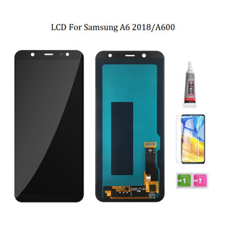 หน้าจอสัมผัส LCD สําหรับ Samsung Galalxy A6 2018 A600