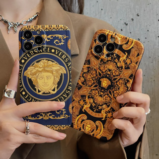 เคสโทรศัพท์มือถือแฟชั่น ลาย Versace สําหรับ iphone 14 Pro Max i14 14Pro 13 Pro Max i13 13pro 11 Pro Max i11 12Pro 12 Pro Max