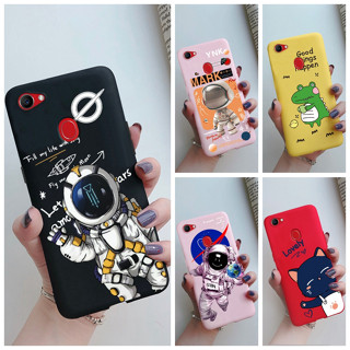 เคสโทรศัพท์มือถือ ลายการ์ตูนนักบินอวกาศ แฟชั่น สําหรับ OPPO F7 Case CPH1819 CPH1821 F7 F 7