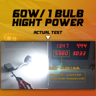 Tuffoo T6C หลอดไฟหน้ารถยนต์ LED 4300K 6000K 120W 25000LM ไม่มีข้อผิดพลาด สีขาว เหลือง สําหรับรถยนต์ H4 H7 H1 H9 H11 HB3 9005 HB4 9006 881 H27 D2H 9012 HIR2 3000K 2 ชิ้น