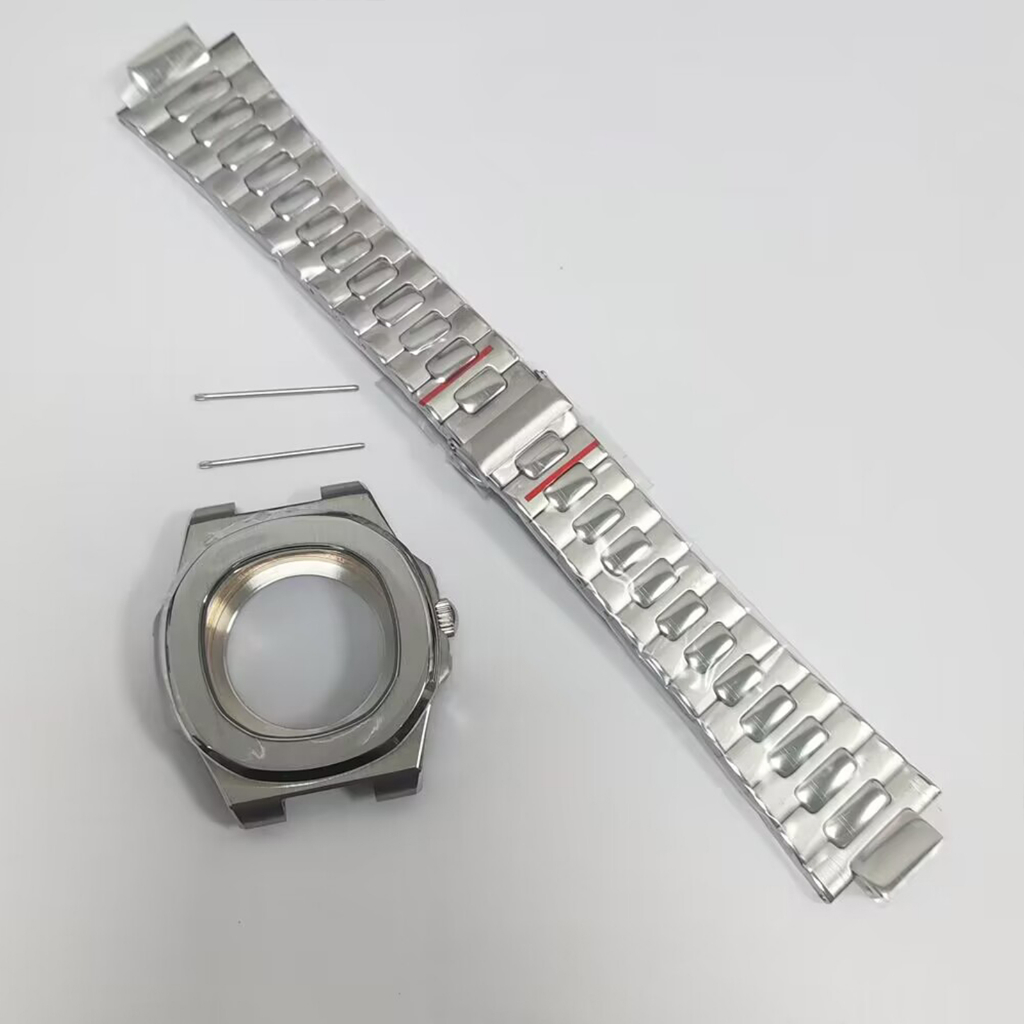 41mm Watch Case Kit Watch Strap Replacement Parts for Japanese NH35/NH36/4R Automatic Movement