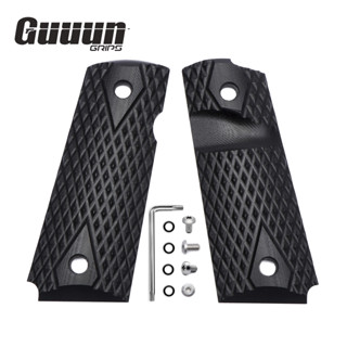 Guuun G10 Grips ด้ามจับเพชร 9 สี สําหรับ 1911 Compact/Officer Big Scoop