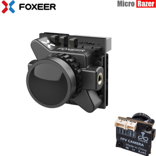 Foxeer Razer Micro HD 5MP 1.8 มม. M8 1200TVL 4:3/16:9 NTSC/PAL สลับได้ พร้อม OSD 4.5-25V ภาพธรรมชาติ FPV เครื่องบินแข่งขัน