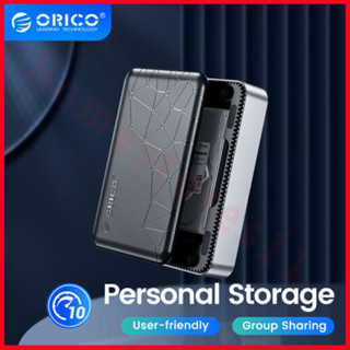 Orico ของแท้ 100% พอร์ตจัดเก็บข้อมูลส่วนตัว HDD SSD NAS Type-C 2.5 นิ้ว พร้อมฟังก์ชั่นสํารองข้อมูลอัตโนมัติ แชร์ข้อมูลได้ทุกเมื่อ