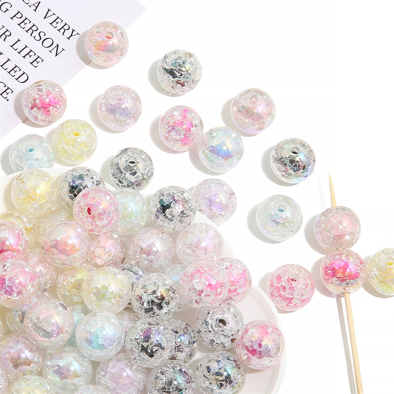 ลูกบอลป๊อปคอร์น ชุบเรซิน ขนาด 16 มม. สําหรับทําเครื่องประดับ DIY จํานวน 5 ชิ้น ต่อถุง