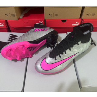 Nike77 Air Zoom Mercurial Vapor XV Elite FG - Kasut Bola Sepak รองเท้าฟุตบอล ผ้าถัก กันน้ํา น้ําหนักเบา สําหรับผู้ชาย ผู้หญิง ไซซ์ 36-45