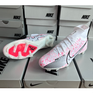 Nike77 Air Zoom Mercurial Vapor XV Elite FG - Kasut Bola Sepak รองเท้าฟุตบอล ผ้าถัก กันน้ํา น้ําหนักเบา สําหรับผู้ชาย ผู้หญิง ไซซ์ 36-45